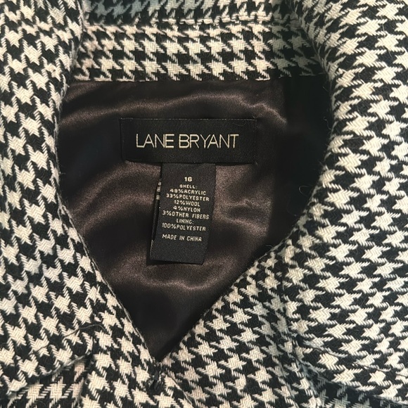 Lane Bryant Houndstooth blazer/jacket - Picture 1 of 3
